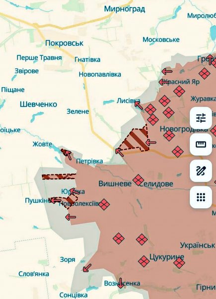 As tropas de Putin avançaram na região de Kursk, região de Donetsk e região de Kharkov; (MAP)