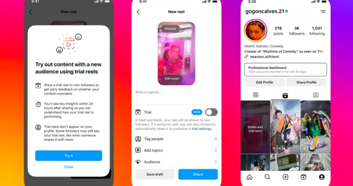 Instagram lança nova ferramenta para testar conteúdo e aumentar audiência