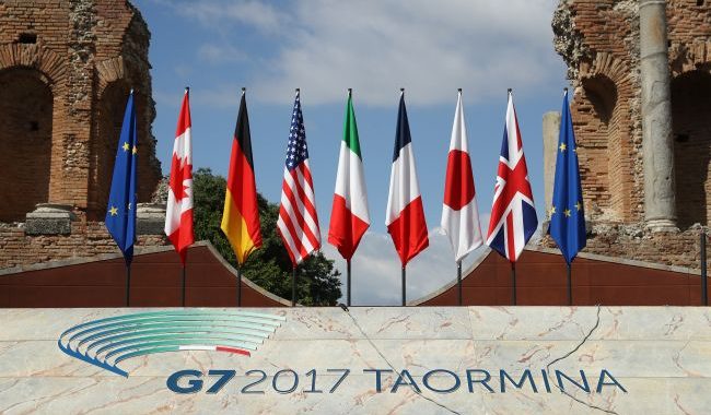 Os países do G7 decidiram respeitar a integridade territorial da Síria