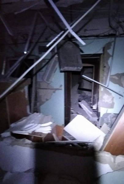 O OVA mostrou as consequências de um ataque aéreo russo em um hospital em Kherson (FOTO)