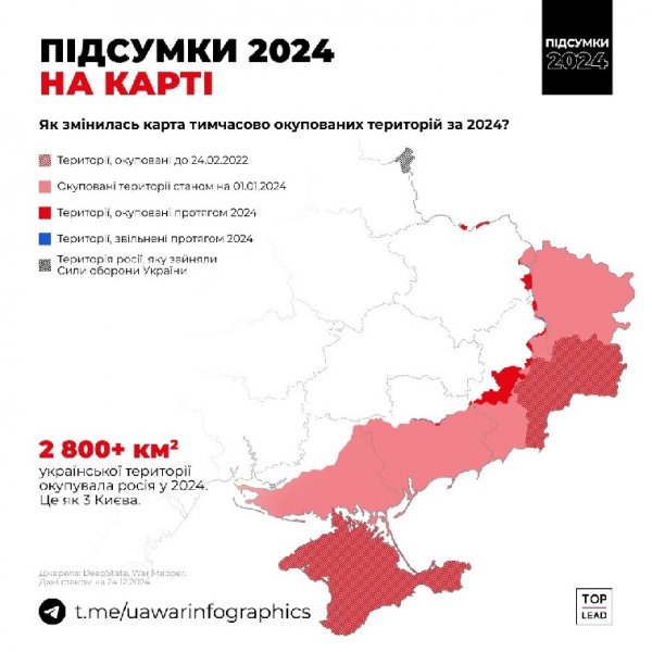  Analistas mostraram o quanto da Ucrânia é russa invasores capturados em 2024