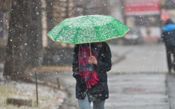 Amanhã na Ucrânia haverá chuva, temperatura até +5