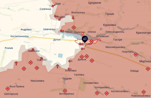 O OSGV Khortitsa explicou a perda de uma série de posições na direção Kurakhovsky (MAP)