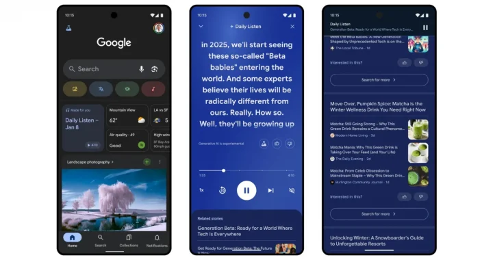 Google lança novo recurso experimental Daily Listen