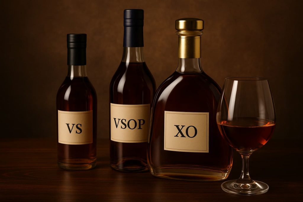 Como decifrar as siglas VS, VSOP, XO no rótulo do conhaque