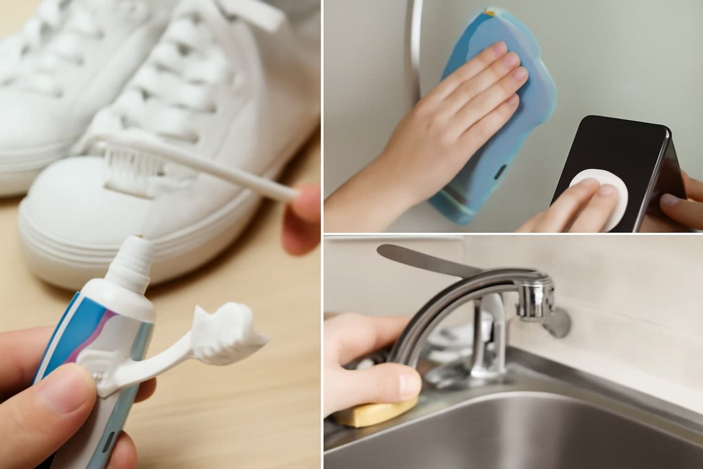 O que pode ser feito com creme dental, além de escovar os dentes