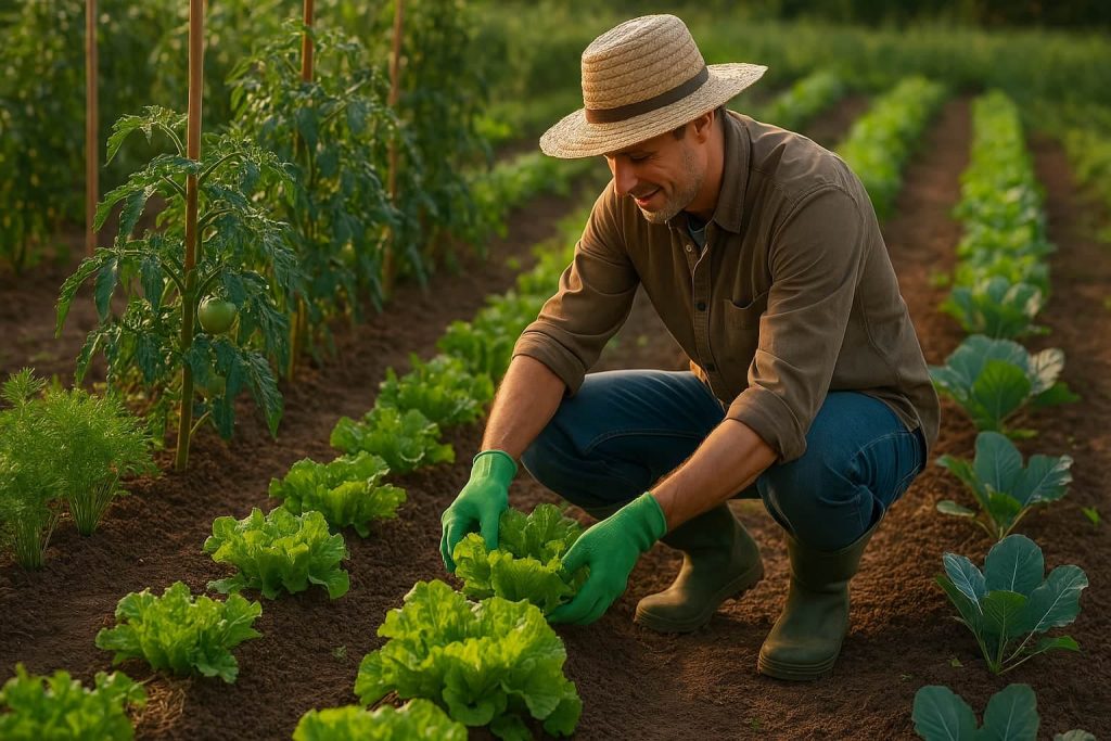 Como cultivar vegetais orgânicos na sua própria horta?