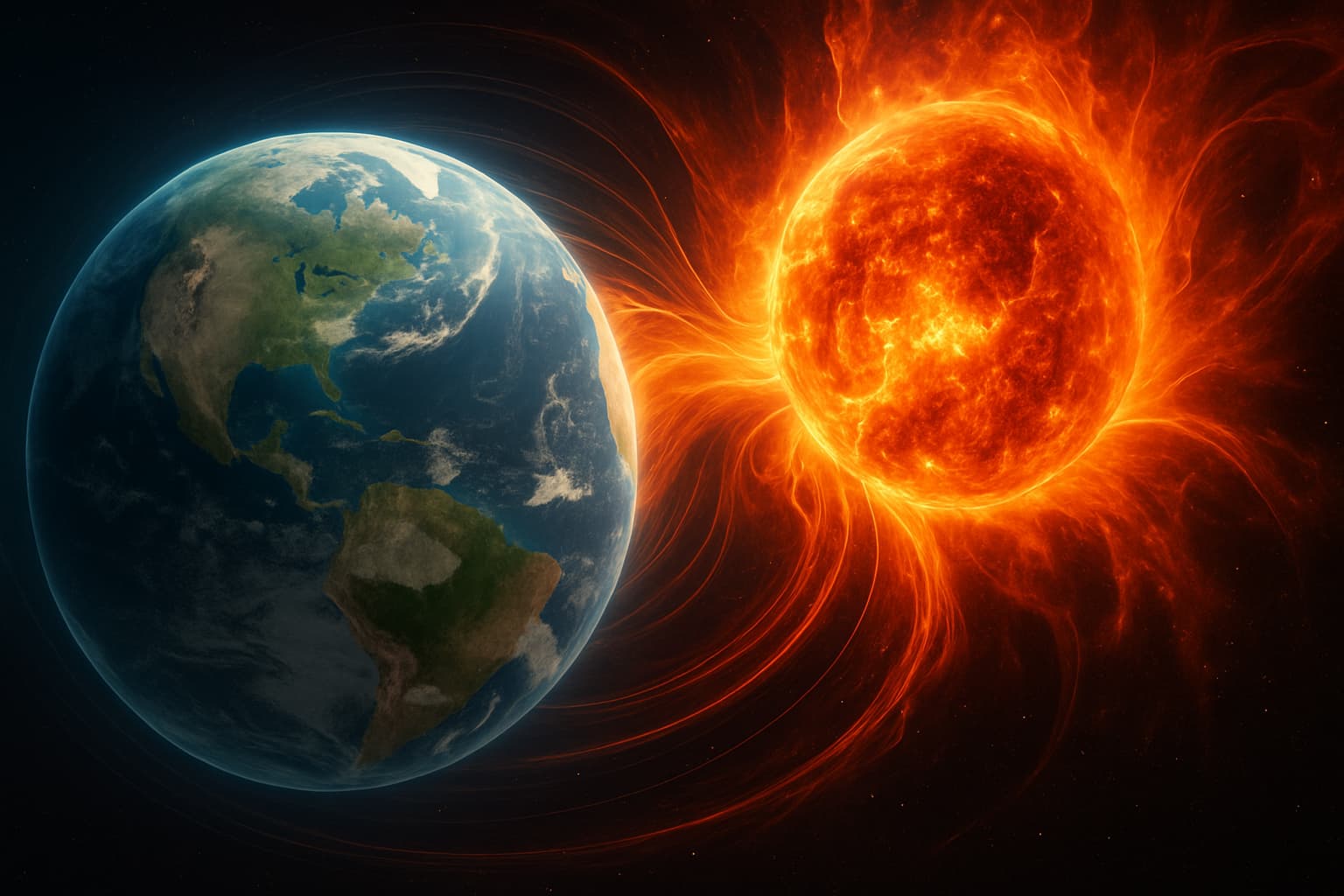 Tempestade magnética em 25 de maio de 2025: quem será mais afetado