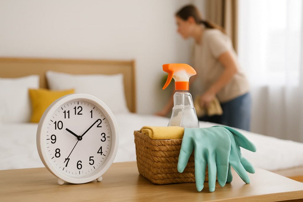 Limpeza com timer: o sistema eficaz “timer + zona”
