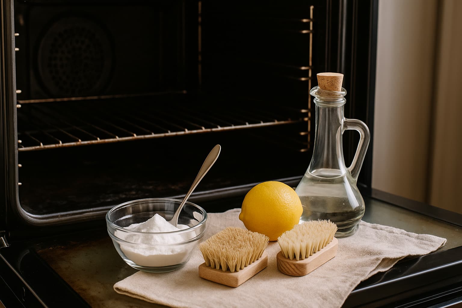 Descubra como limpar o forno de forma fácil, natural e segura usando ingredientes simples como limão, bicarbonato e vinagre.