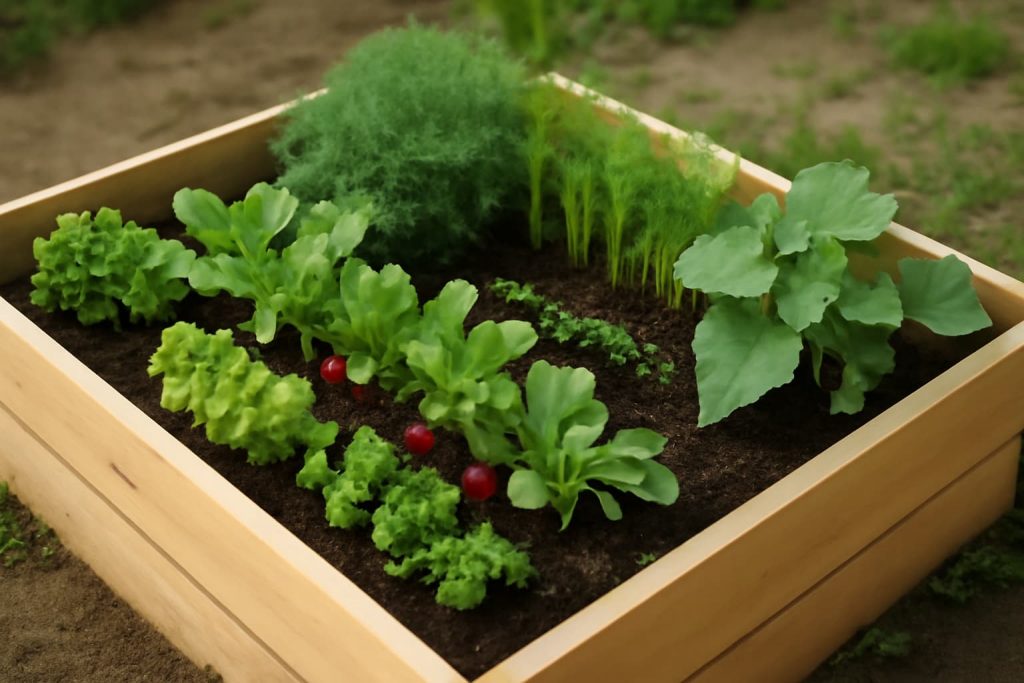 Descubra o que plantar na horta expressa para colher rápido e aproveitar ao máximo um espaço pequeno até o outono chegar.