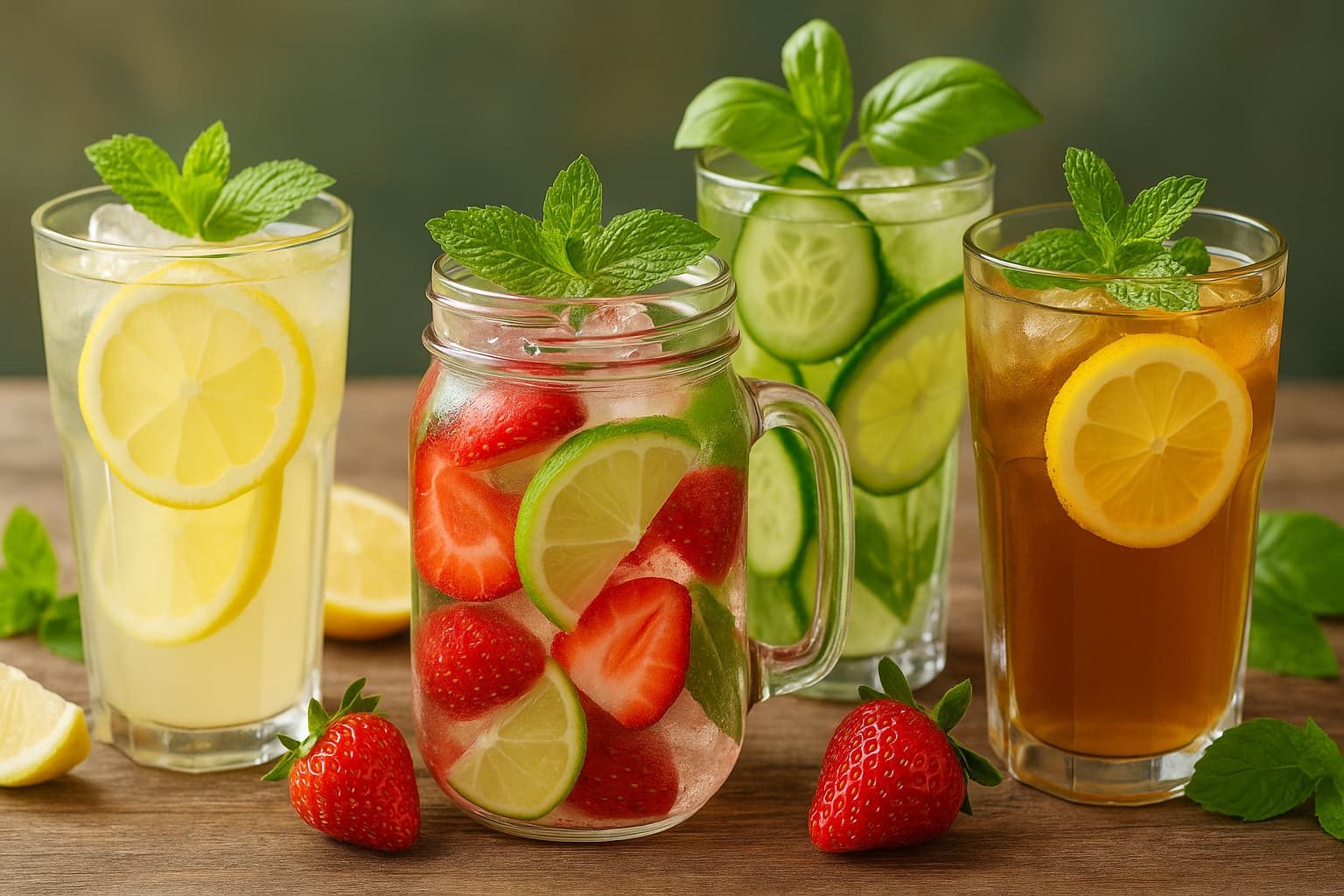 O que beber no calor: receitas de bebidas refrescantes
