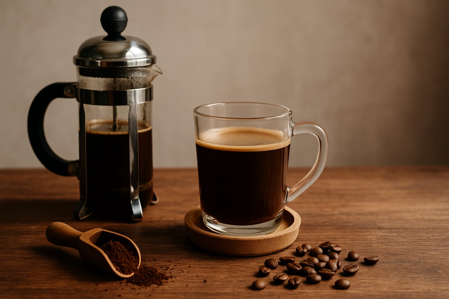 Como preparar café corretamente na prensa francesa
