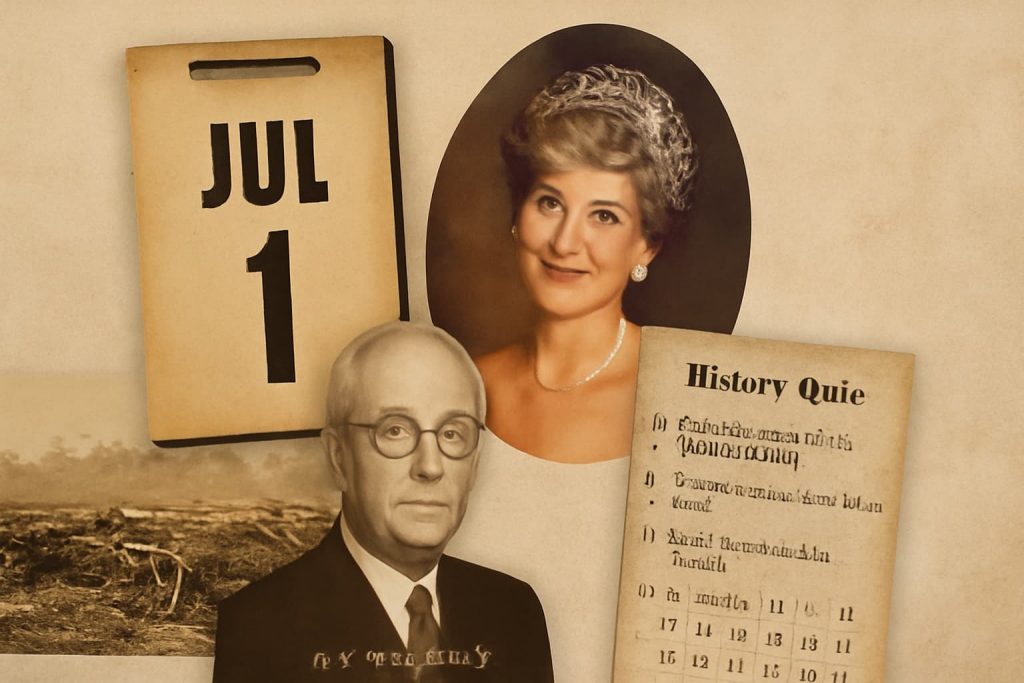 Fatos interessantes de 1 de julho: história, eventos e datas marcantes