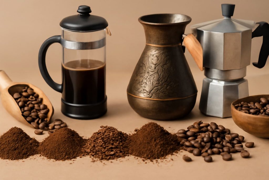 Como escolher a moagem ideal de café para diferentes métodos de preparo