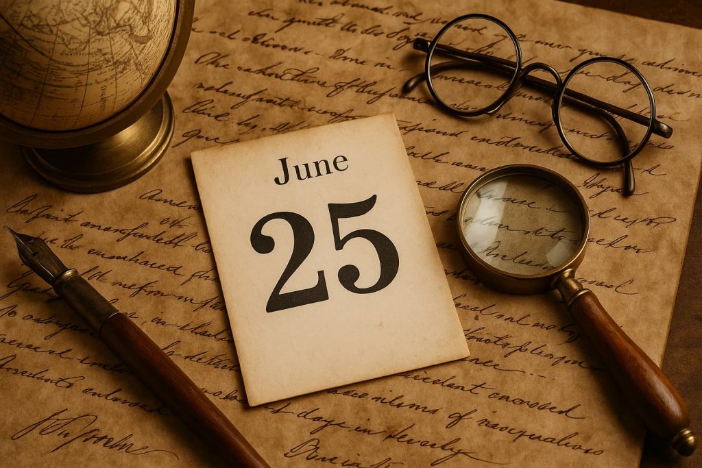 Eventos interessantes em 25 de junho na história: o que aconteceu neste dia?