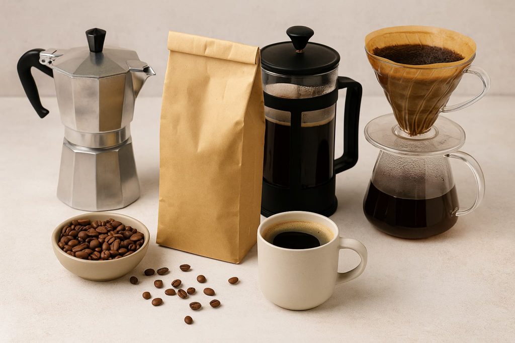 Café para casa: o que é ideal para cezve, espresso e V60