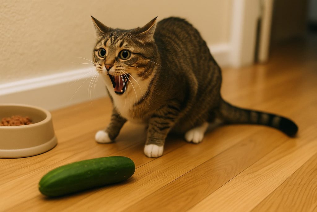 Por que os gatos têm medo de pepinos: desmistificando um mito popular
