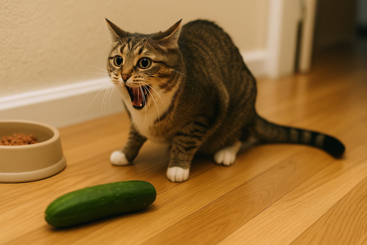 Por que os gatos têm medo de pepinos: desmistificando um mito popular