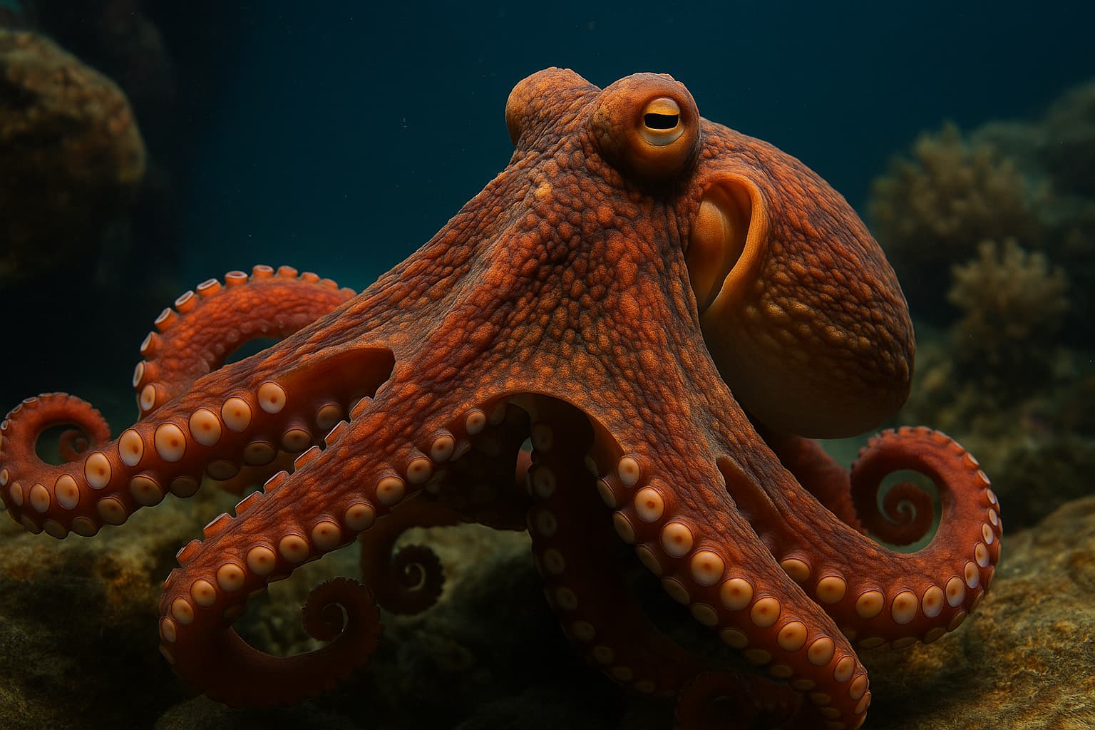 Por que os polvos são considerados os invertebrados mais inteligentes