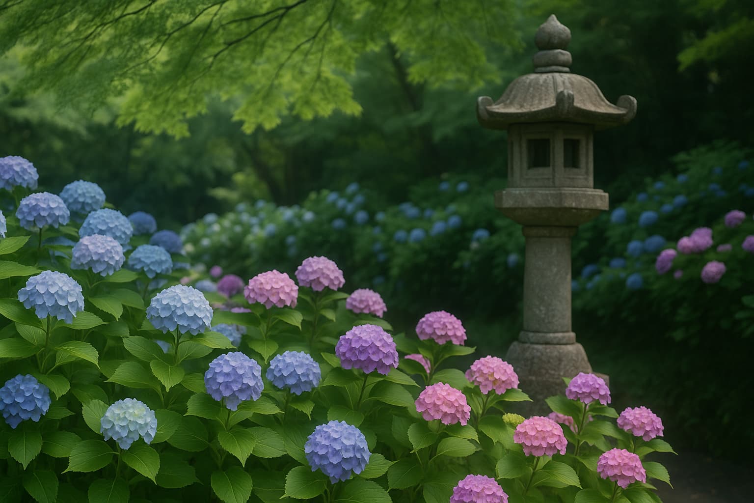 Temporada das hortênsias no Japão: quando, onde e como apreciar