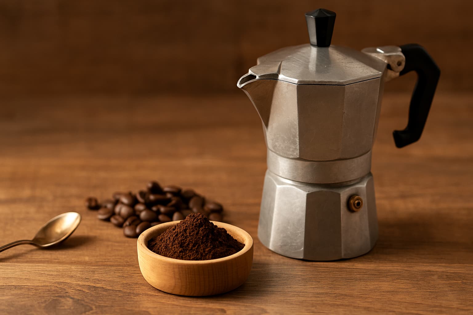 Qual moagem é adequada para cafeteira italiana