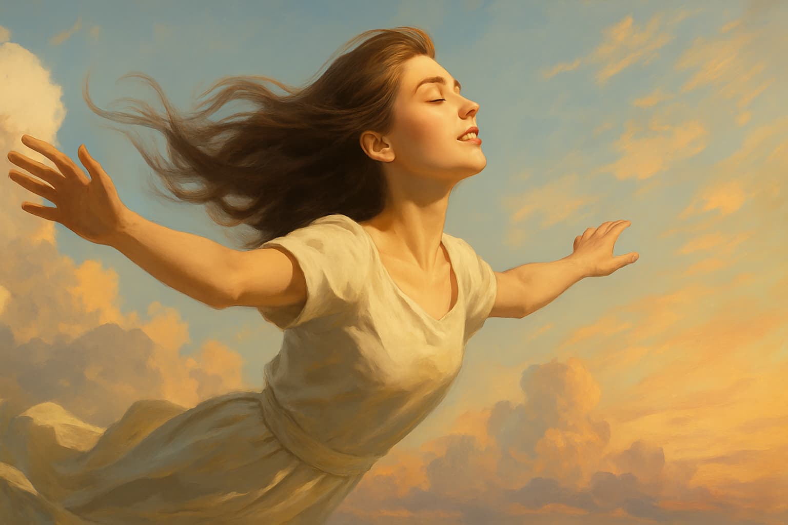 Voar sem asas em sonho: elevação espiritual ou fuga da realidade