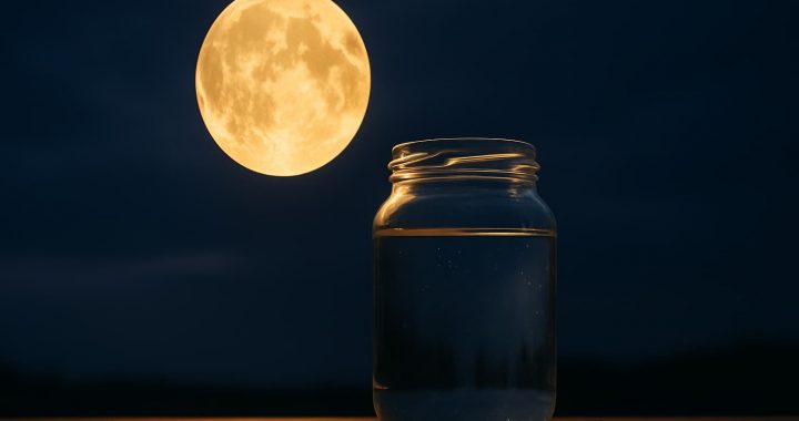 Por que a água é carregada durante a lua cheia
