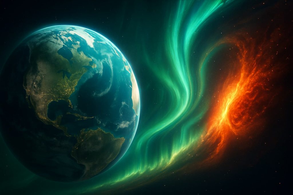 Tempestade geomagnética em 17 de julho de 2025: perigos e proteção
