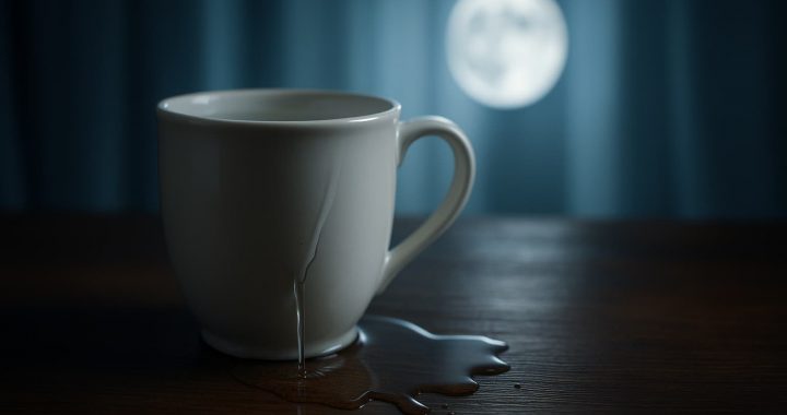 O que significa sonhar com uma xícara de água vazando