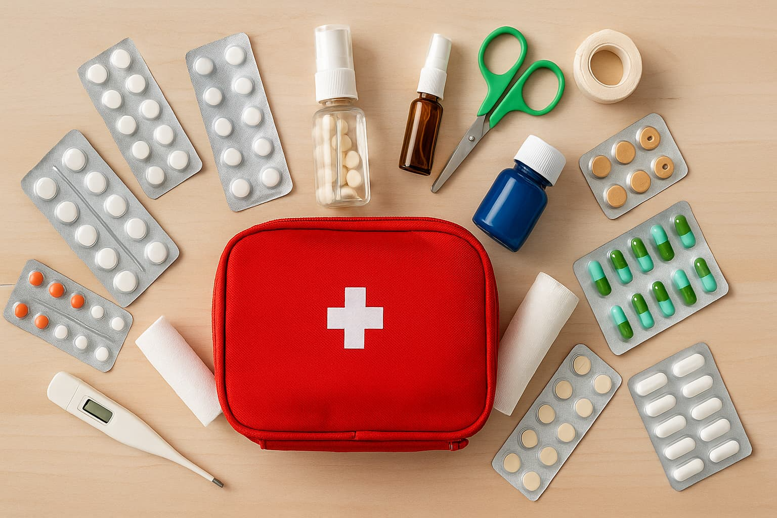 Kit de primeiros socorros para viajantes: o que não pode faltar