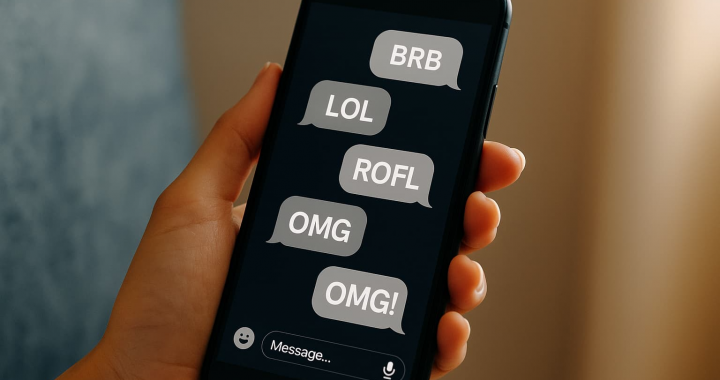 O que significam as palavras “rofl”, “lol”, “omg”