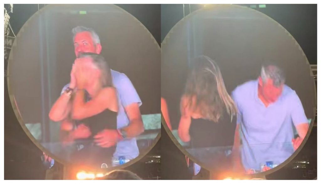 Andy Byron filmado com amante durante show do Coldplay