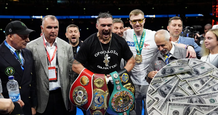 Usyk ganhou 132 milhões de dólares: como esse valor é distribuído