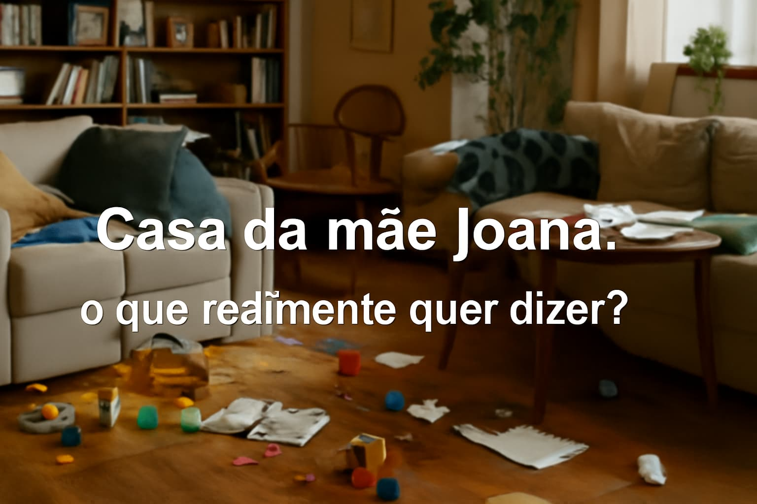 "Casa da mãe Joana": uma expressão de desorganização