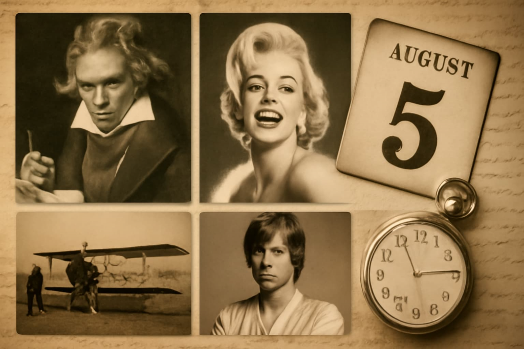 5 de agosto na história: dias marcantes, eventos e citações de pessoas famosas