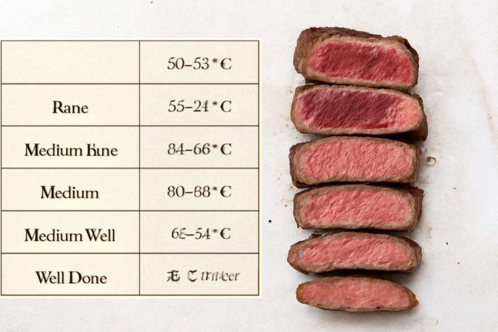 Como Preparar o Bife Perfeito: Todos os Graus de Cozimento