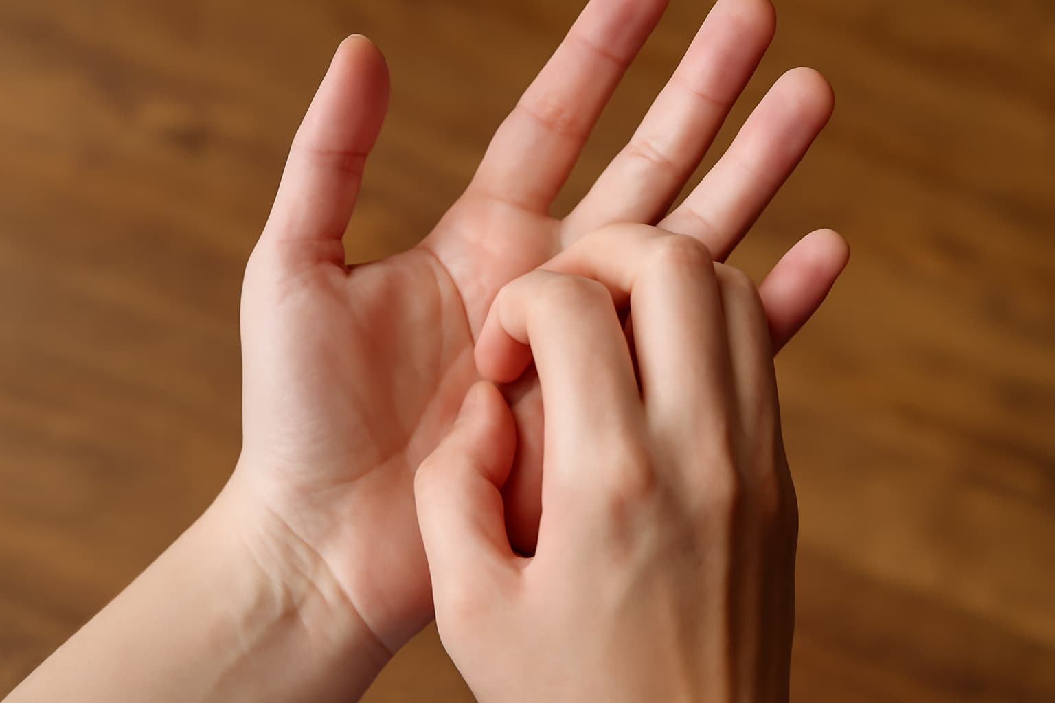 A mão direita coçando: presságio para mulheres e homens