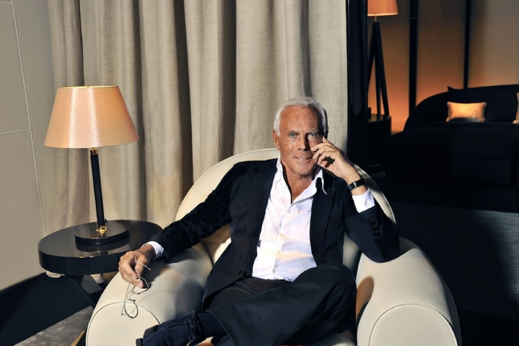 Top 5 das coisas mais caras de Giorgio Armani