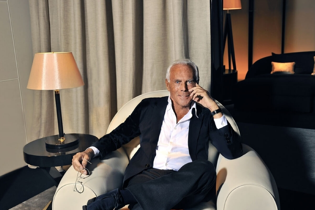 Top 5 das coisas mais caras de Giorgio Armani