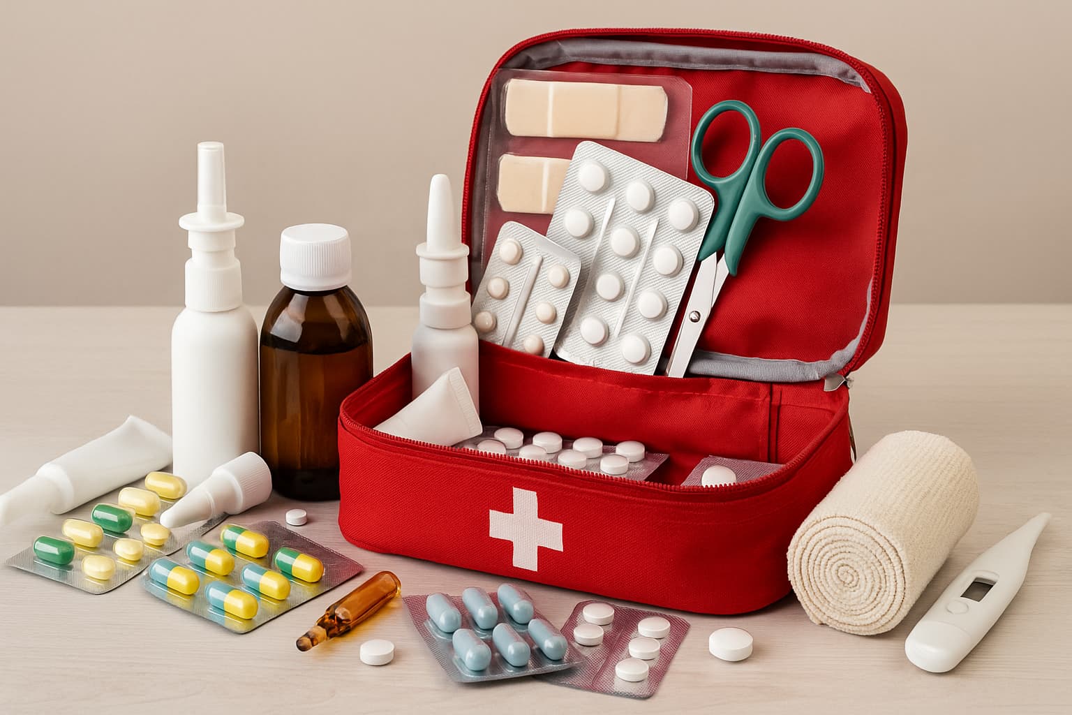 Descubra o que incluir no kit médico de viagem. Lista de remédios e itens essenciais para garantir segurança e saúde durante a jornada.