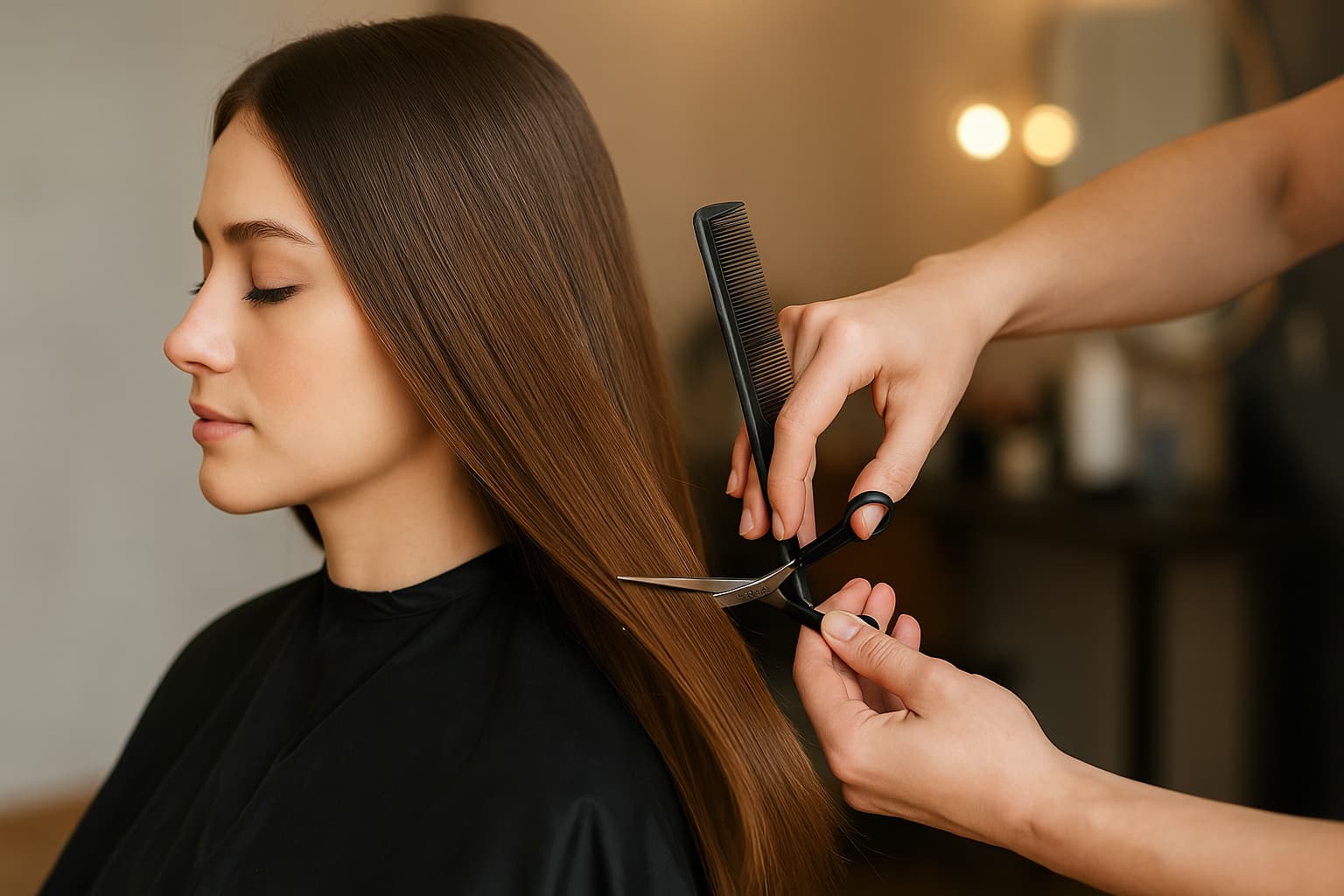 É possível cortar o cabelo em 8 de setembro de 2025