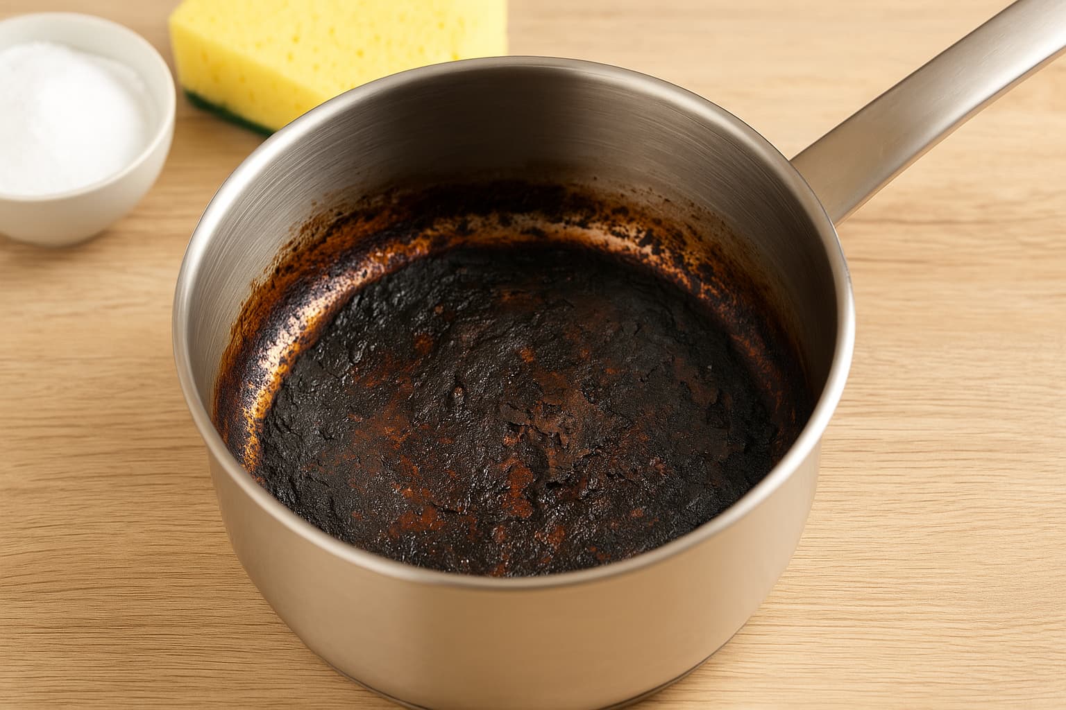 Como remover gordura queimada da panela