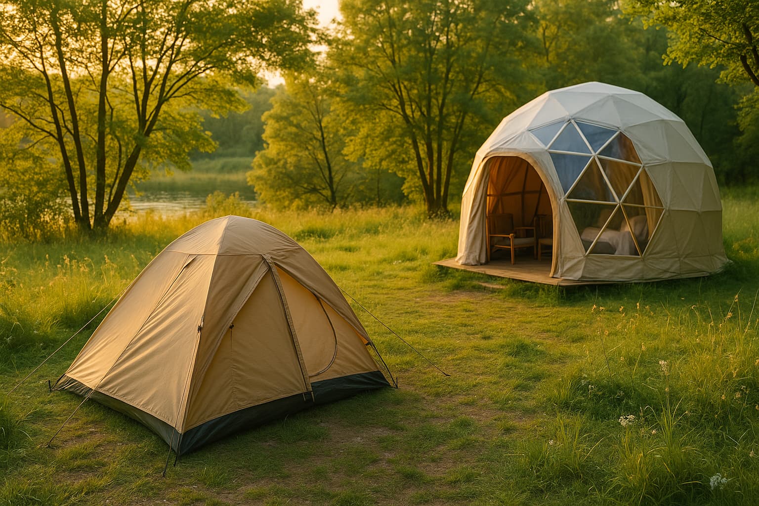 Descubra como escolher um local seguro para camping ou glamping. Dicas práticas para viajantes que buscam conforto, segurança e natureza.