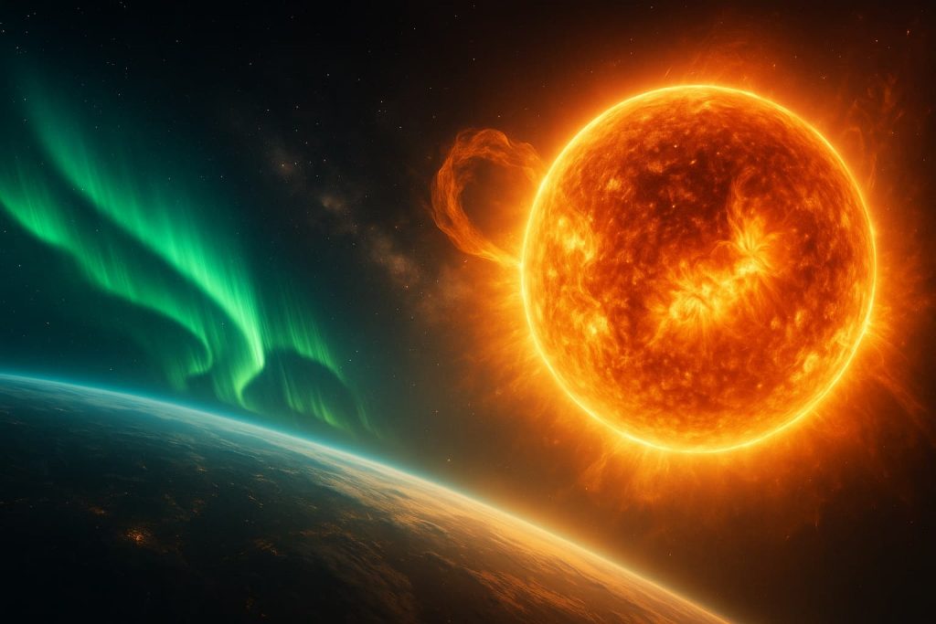 Haverá tempestades geomagnéticas em 15 de setembro de 2025