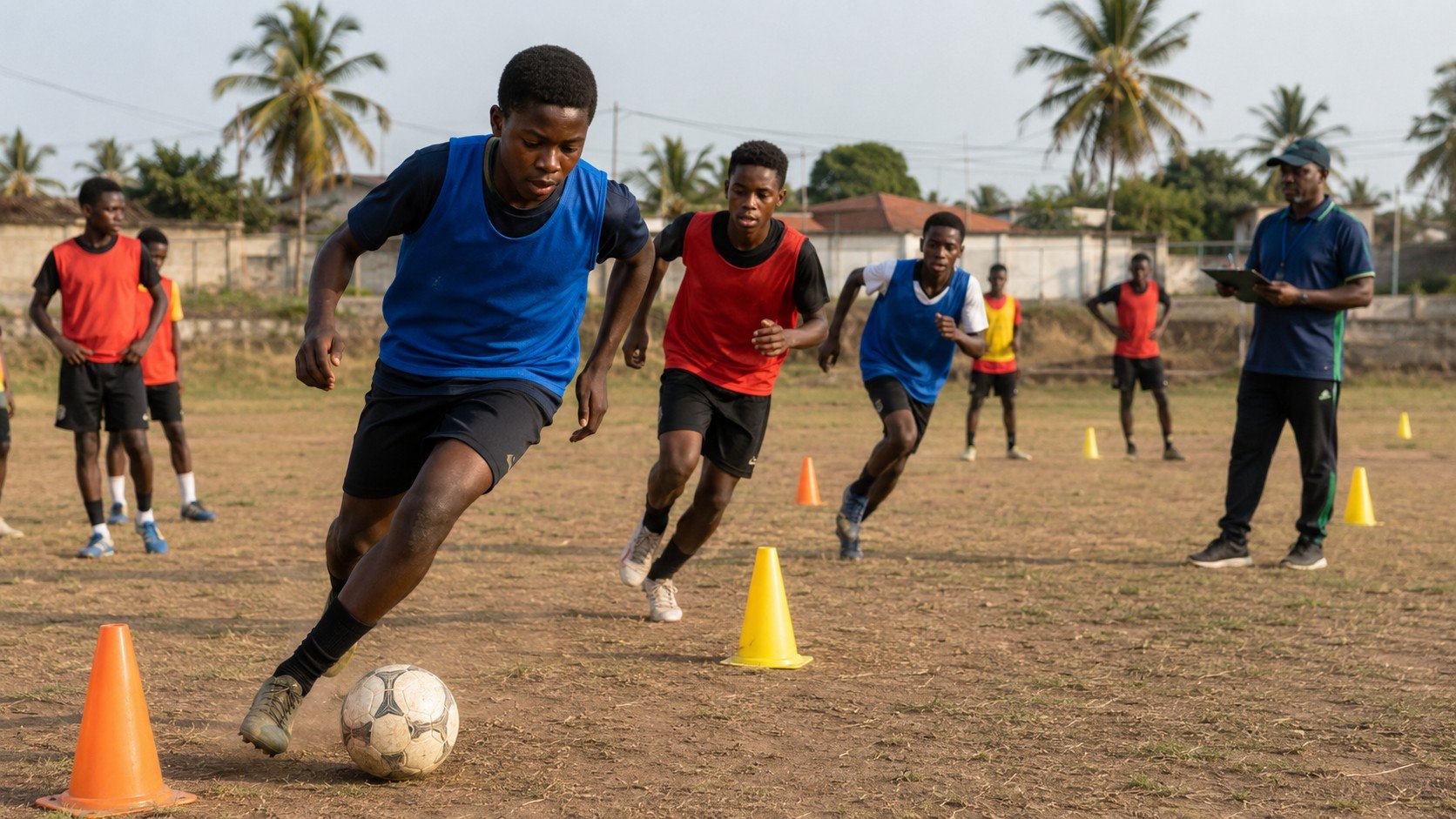 Saiba como entrar numa academia de futebol em Moçambique, quais testes são realizados, idade indicada, documentos exigidos, custos, preparação e cuidados para evitar falsas promessas.