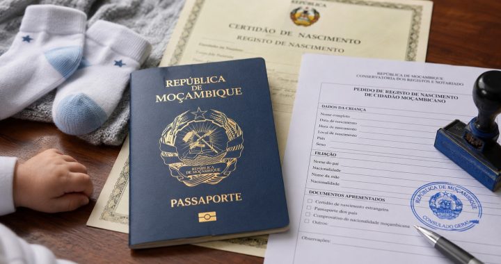 Como registar uma criança nascida fora de Moçambique: documentos, consulado e nacionalidade em 2026
