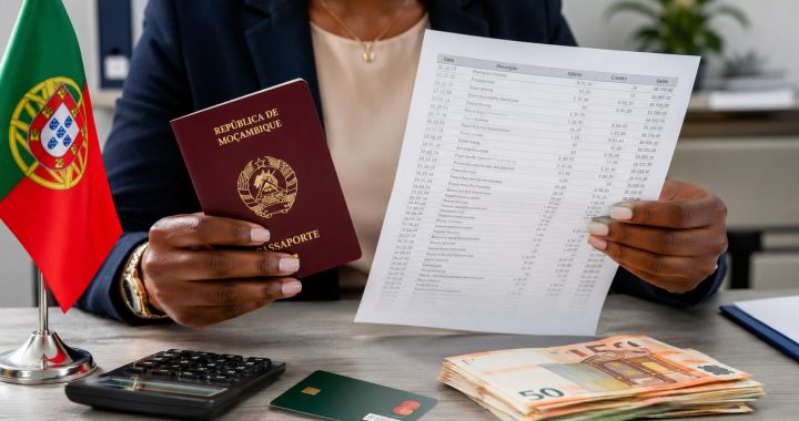 Visto para Portugal em Moçambique: quanto dinheiro é preciso apresentar no banco