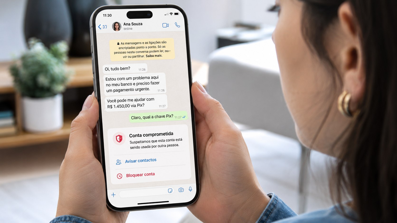 Roubaram o seu WhatsApp? Saiba recuperar a conta, bloquear o cartão SIM, desligar dispositivos associados, avisar contactos e denunciar pedidos de dinheiro para impedir novas perdas e burlas.
