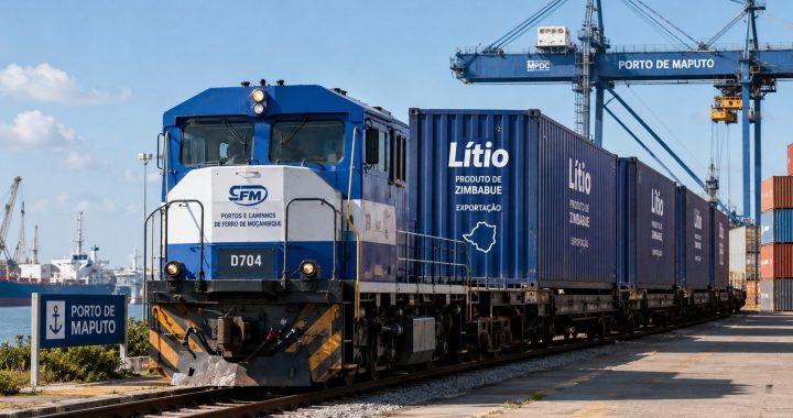 Comboio de lítio até ao Porto de Maputo: quanto Moçambique pode ganhar com a nova rota do Zimbabwe